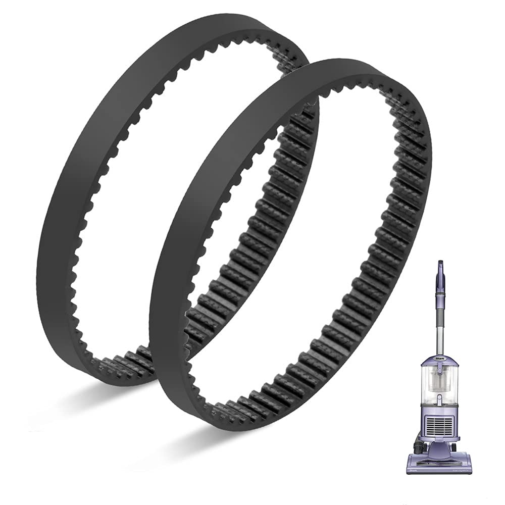 Replacement Belts for Shark Navigator NV350, NV351, NV352, NV353, NV355, NV356, NV357, NV360, NV22, NV42, NV44, NV46, UV400, UV410, UV420, UV440 Lift-Away Upright Vacuum Cleaner (Pack of 2)