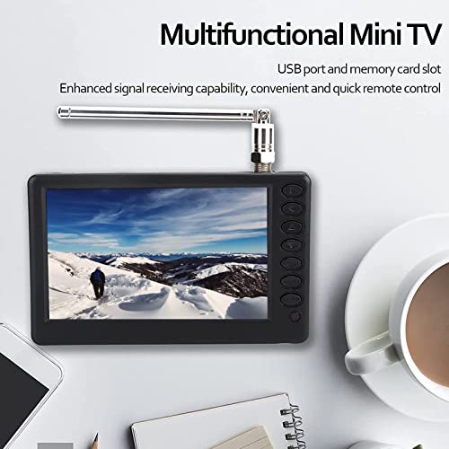 Yoidesu 5 inch Portable TV, ATSC HD TFT LED Pocket Digital Television with Remote Control H41862