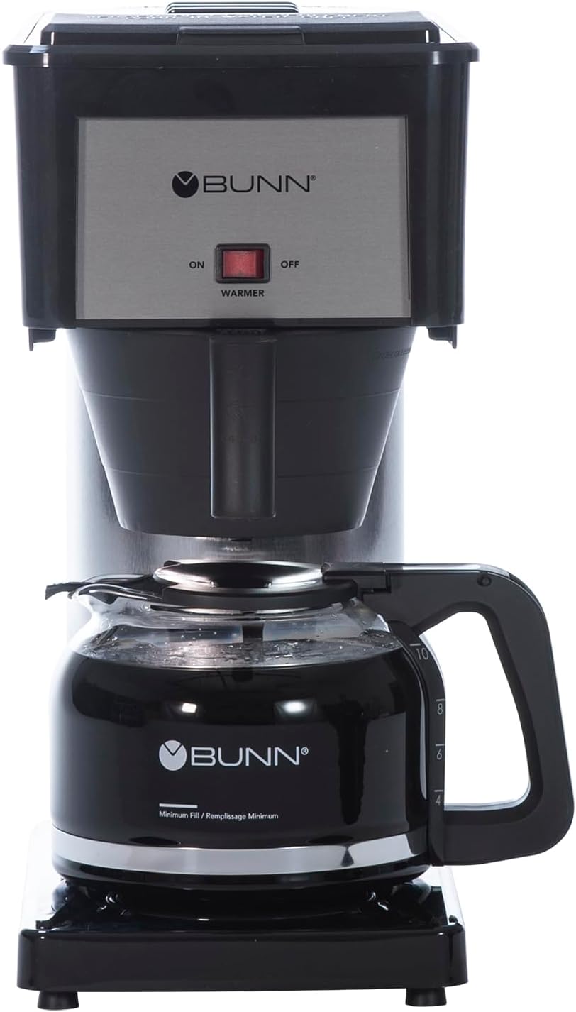 BUNN BX Speed Brew Classic 10-Cup Coffee Brewer, Black F678