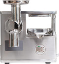 PURE Juicer Two-Stage Juicer - Premium Cold Press Juicing Machine - Solid Stainless Grinder and Hydraulic Press For Fruits, Vegetables, Nuts
