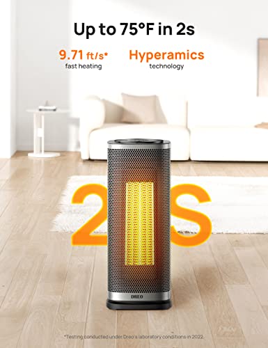 Dreo Ceramic Space Heater for Indoor Use, Portable with Thermostat G17965