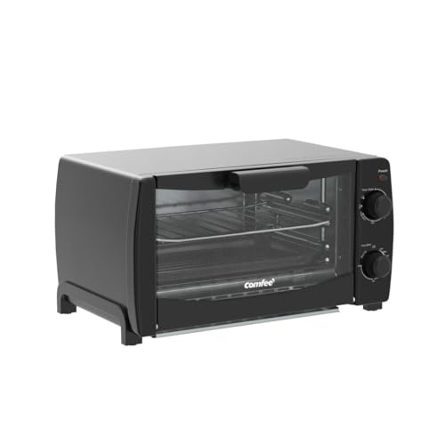 COMFEE' Mini Toaster Oven with Timer for Bake, Broil, Toast Z7045