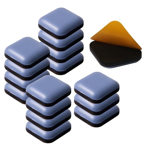 Furniture Sliders for Carpet and Hardwood Floors Adhesive Furniture Glides Sliders，Self-Stick (Teflon) Furniture Sliders Pad