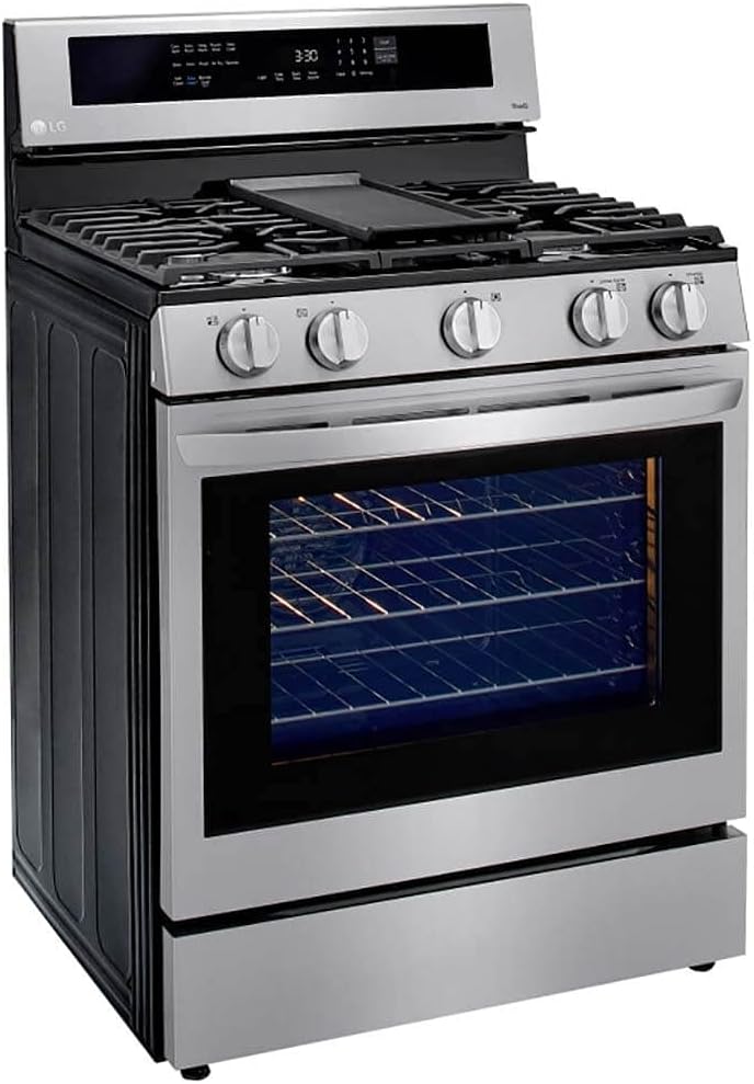 LG LRGL5825F 5.8 Cu. Ft. Stainless Steel Gas Range with Air Fry O920403