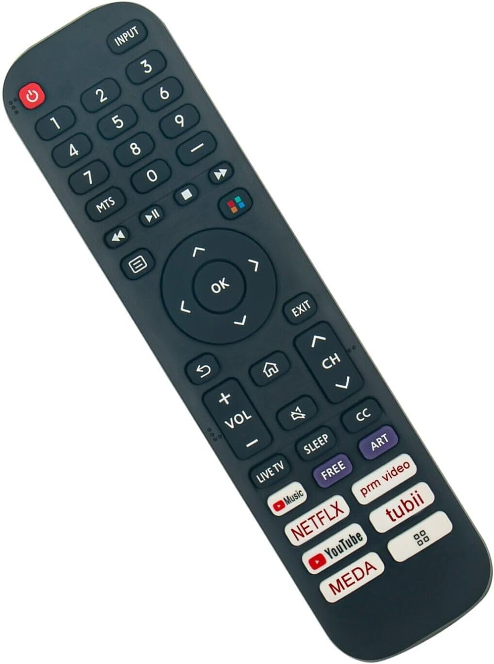 New EN2C30H Replaced Remote Control Compatible with Hisense VIDAA TV 32A4GV 40A4GV 43A4GV
