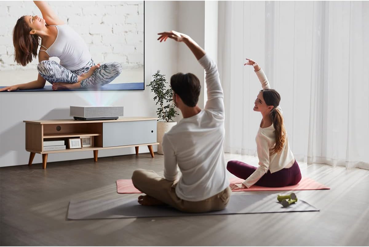 LG CineBeam UHD 4K Projector HU715QW - DLP Ultra Short Throw Laser, White S491767