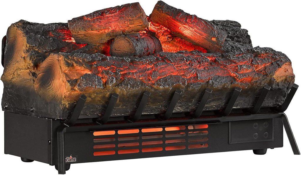 duraflame® Infrared Quartz Electric Log Set Heater with Remote, Rustic Pine F303386