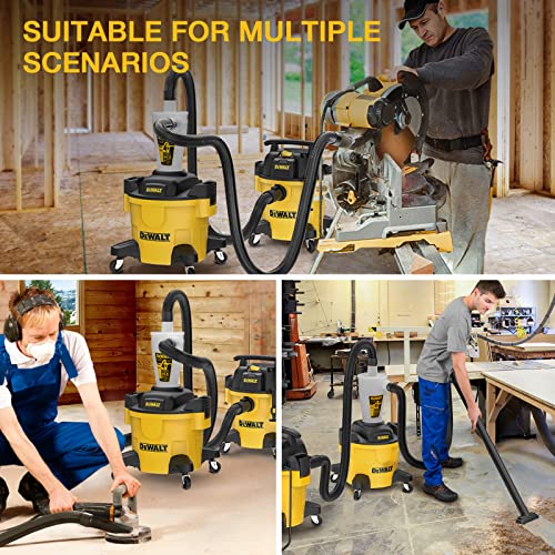 DEWALT Dust Separator with 6 Gallon Poly Tank, Cyclone Dust Collector, DXVCS002 S947189