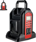 Power Inverter for Milwaukee M18 18V Battery, 350W Power Supply Inverter Outdoor Generators Converter DC 20V to AC 110V ~120V with AC Outlet &USB Port&Type-C Port& LED Light Charger Adapter