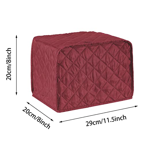 Quilted Toaster Cover 2 Slice, Black A485
