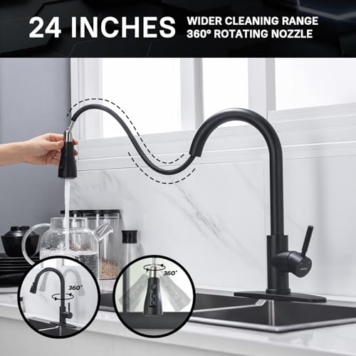 WEWE Kitchen Sink Faucet Single Handle I189668
