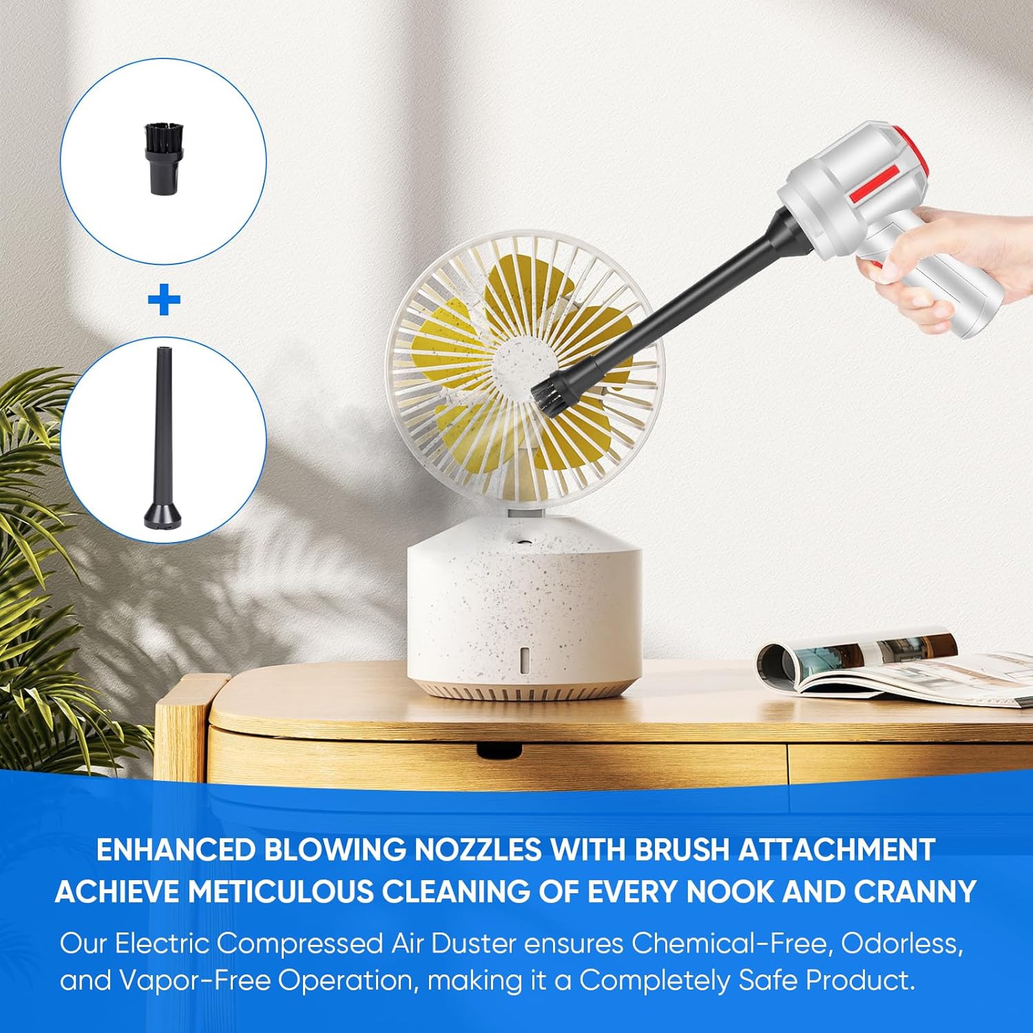 Wireless Handheld Car Vacuum Cleaner with Air Duster U495