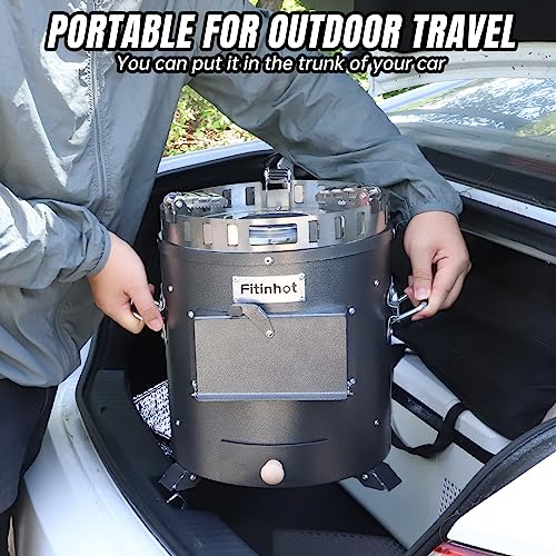 Fitinhot Rocket Stove Portable Camping Stove J5704