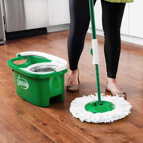 Libman Tornado Spin Mop System Plus with 2 Mop Heads U577763