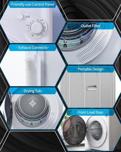 Muhub Portable Washer and Dryer Combo E147159