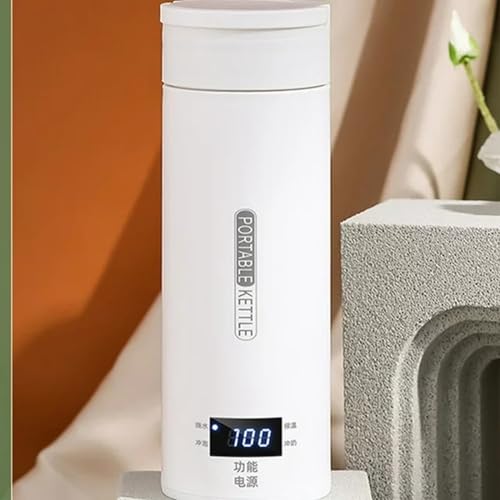 RUIVE Travel Electric Kettle 500ml Portable Hot Water Boiler with Cup Bag K47285