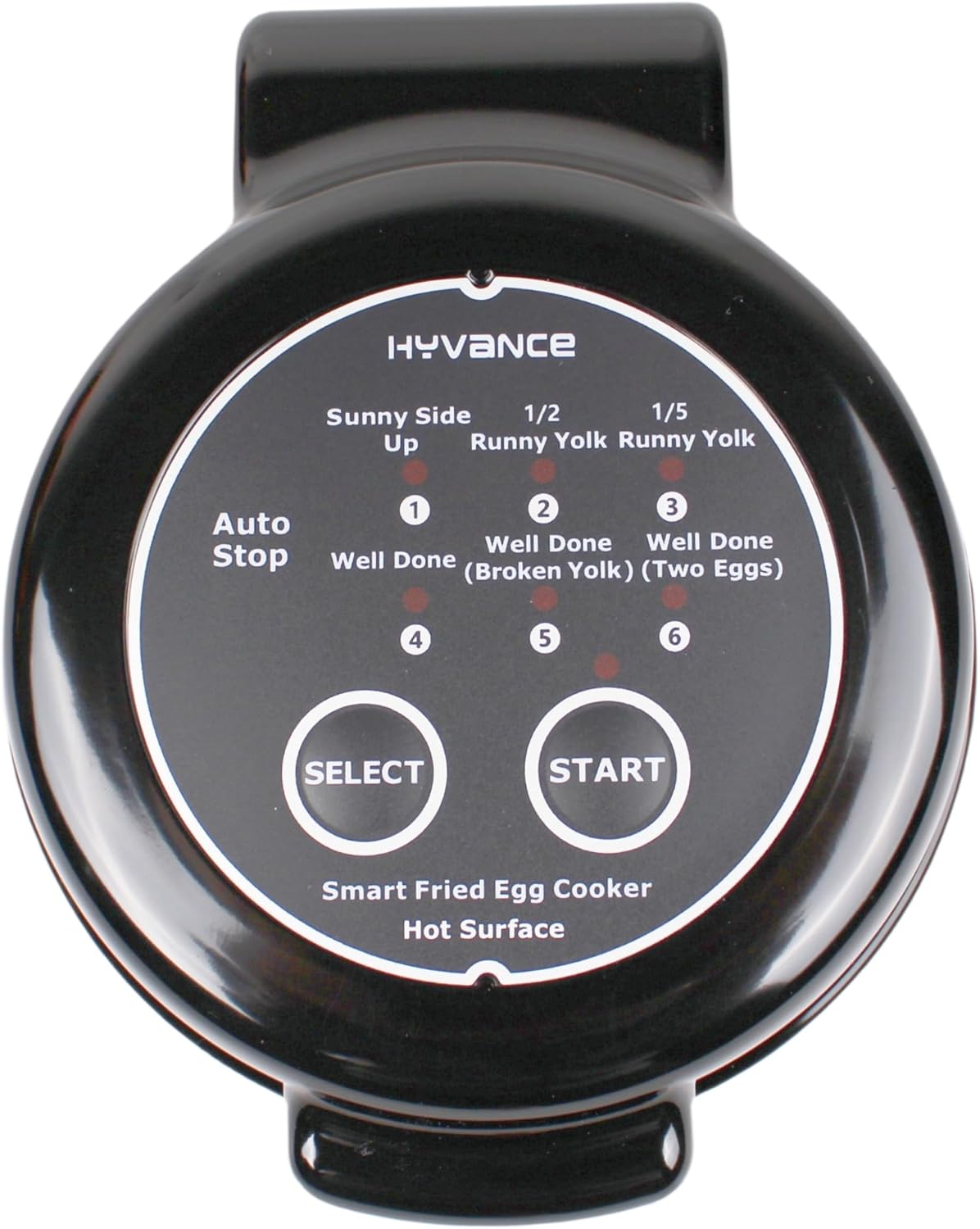 Smart Fried Egg Cooker, Non-Stick, Auto Shut-Off (Black) P51766