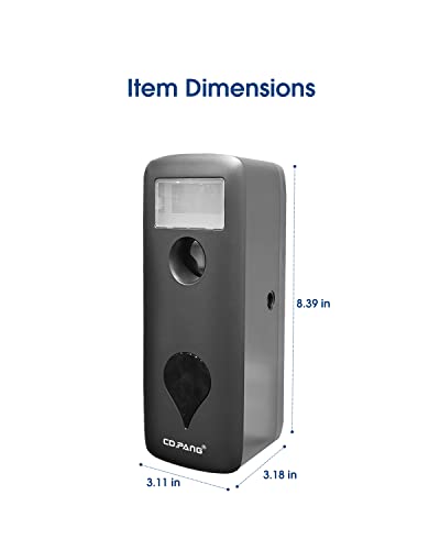 Liquid Air Freshener Dispenser, Commercial Refillable LCD Programmable, 300mL N18813