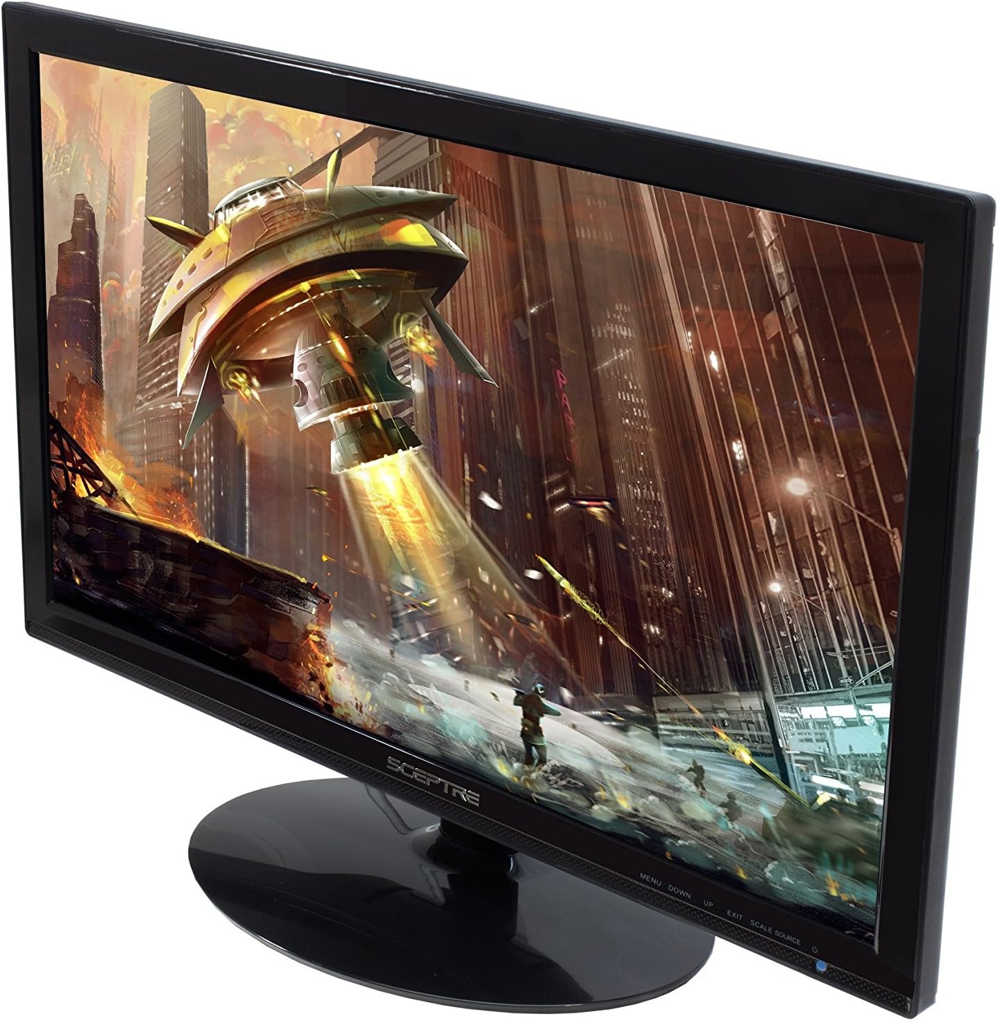 Sceptre 24 Inch 75Hz Slim LED Monitor with Built-in Speakers O675762