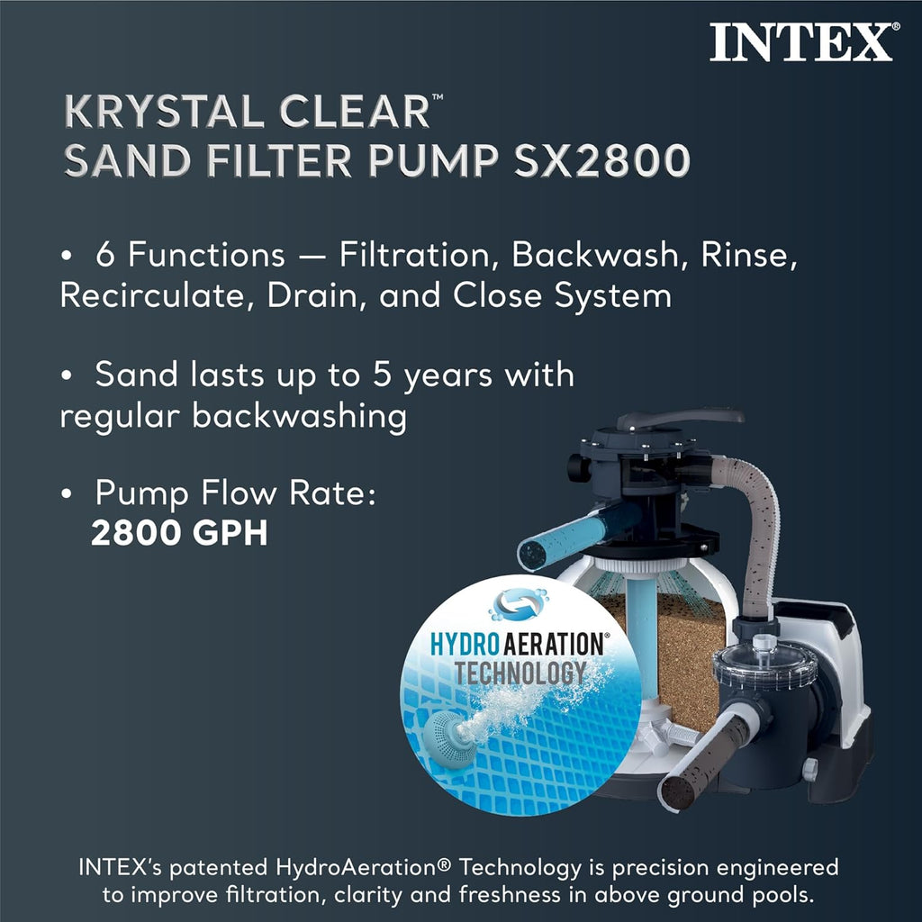 INTEX Ultra XTR Deluxe Above Ground Swimming Pool Set 24ft x 52in N661