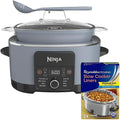 Ninja MC1001 Foodi PossibleCooker PRO 8.5 Quart Multi-Cooker, with 8-in-1 Slow Cooker Dutch Oven, Steamer, Nonstick, Oven Safe Pot to 500°F & Reynolds Kitchens Slow Cooker Liners!