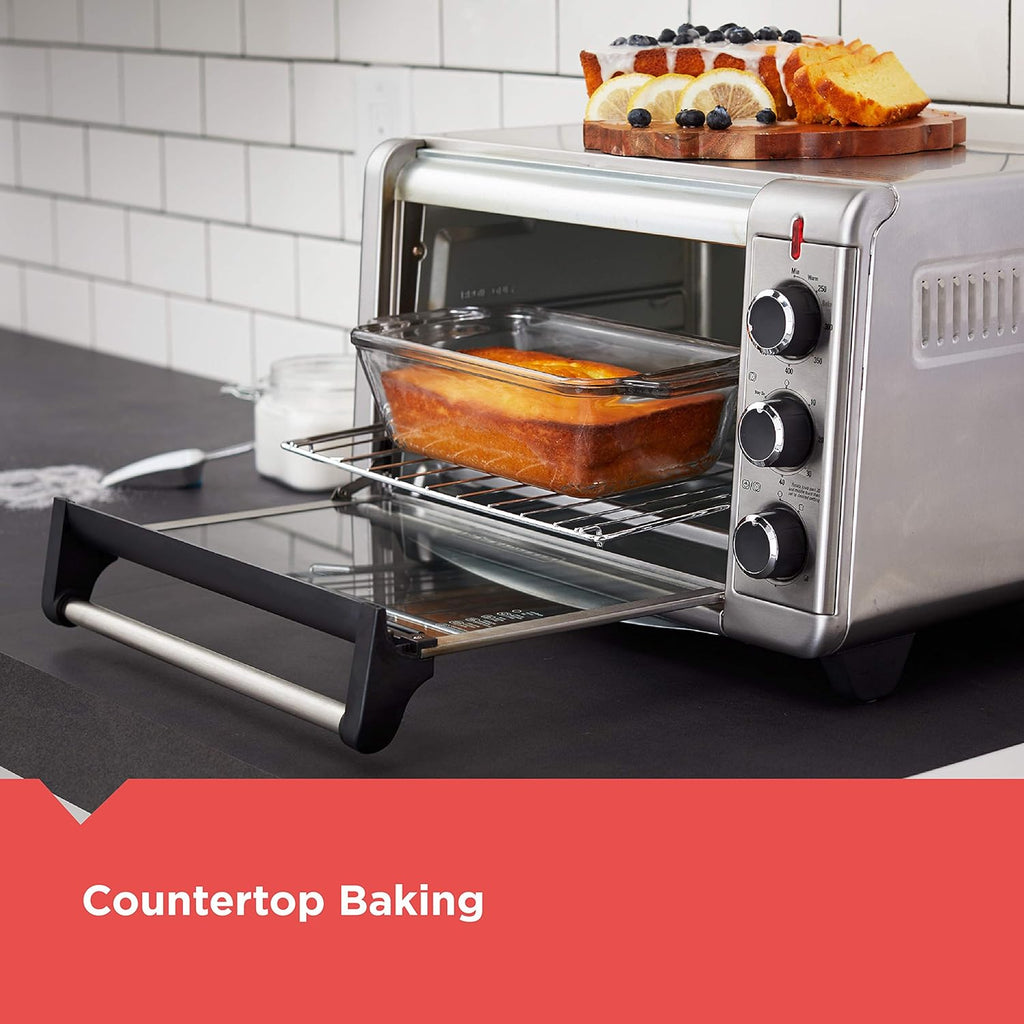 BLACK+DECKER 6-Slice Air Fry Toaster Oven, Stainless Steel Z50948