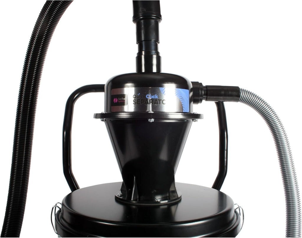 Cen-Tec Systems Quick Click Dust Collection Separator, Black H58557