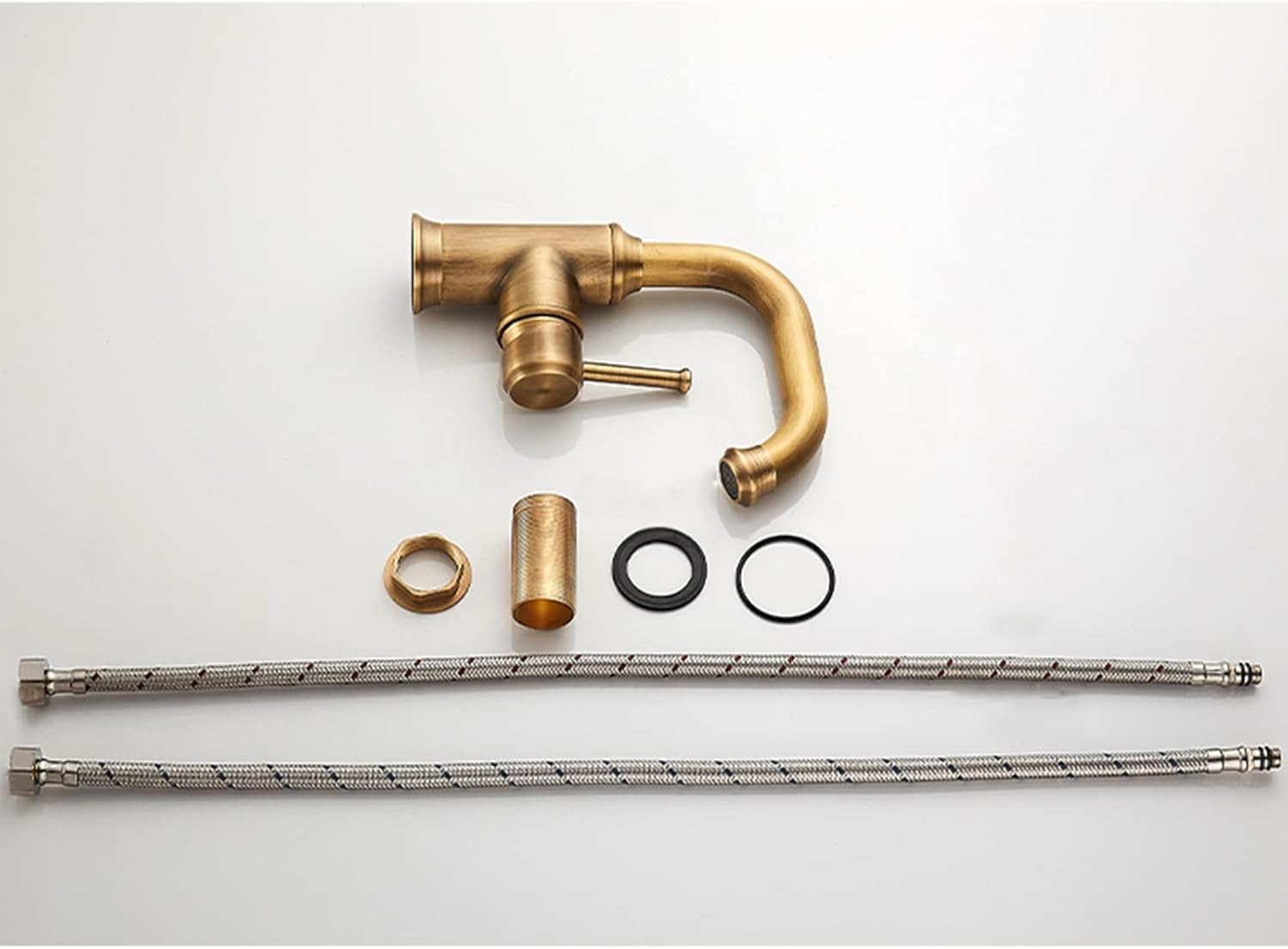 Retro Kitchen Mixer Tap Brass 360° Rotatable for Basin S4919