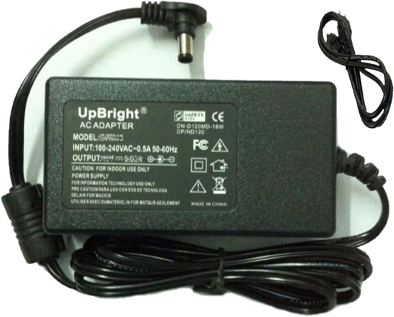 UpBright 48V AC/DC Adapter Compatible with Cisco 7800 Series CP-7811 K9 CP-7821 CP-7841 CP-7861 CP-7821-3PCC-K9 CP-7841-3PCC-K9 CP-8831 CP-8831-3PCC-K9 IP UC Phone 44-57VDC 48VDC Power Supply Charger