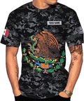 Personalized Mexican Shirts for Men 3D Customized Mexico Shirts for Men Mexico Shirts for Women Mexico Flag Shirt
