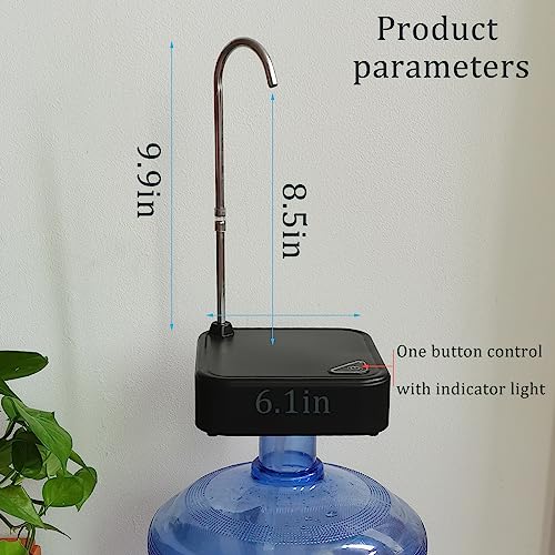 Desktop Water Bottle Dispenser 5 Gallon USB Automatic Pump R368