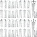 Curtain Hooks for Drapes, 70pcs Pinch Pleat Curtain Hooks, Curtain Tape Drapery Pleat Hooks, Curtain Pleater Tape Hooks, 4 Prongs Drapery Hook Pins Stainless Steel for Pleated Drapes Curtain
