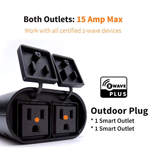 Z-Wave Plus On/Off Smart Plug for Lights and Appliances, Works with SmartThings, Wink, Alexa A636362