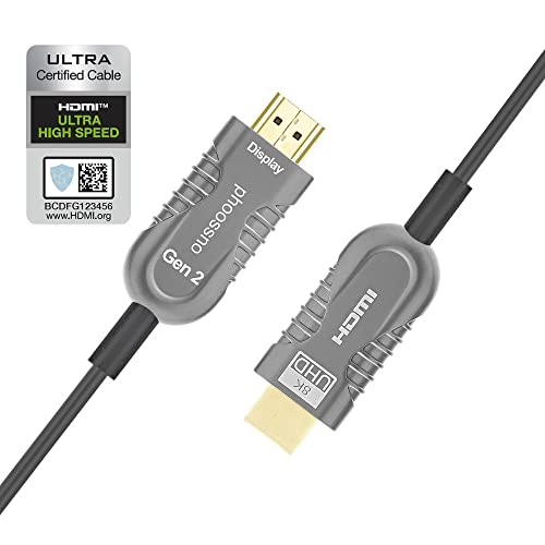 phoossno Certified 8K HDMI 2.1 Fiber Optical Cable N800