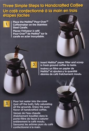 Melitta Pour-Over Coffee Maker with Carafe A619877