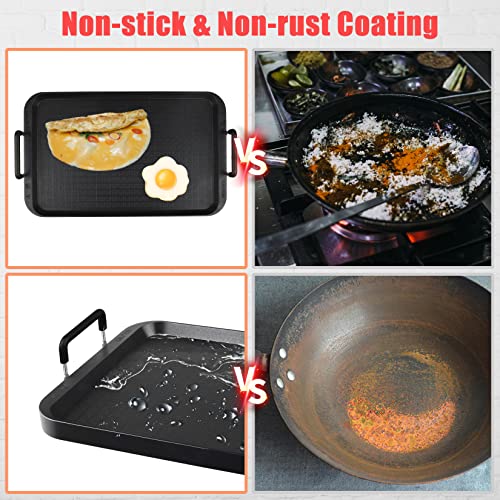 Flat Top Griddle for Stovetop, Non-Stick Camping Cookware G488513