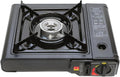 Camping Stove High-Performance 10,000 BTU Portable Stove with Dual Fuel, Both Butane and Propane - Adjustable Heat Butane Stove - Perfect for Outdoor Cooking, Camping, Picnic and Adventures