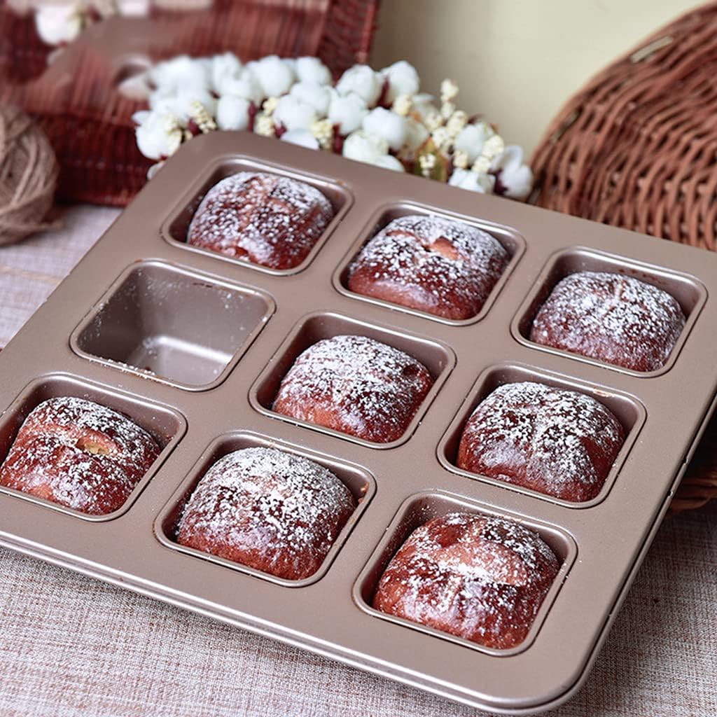 Brownies Baking Square Non-stick Small Baking Pan for Toaster Oven J7959