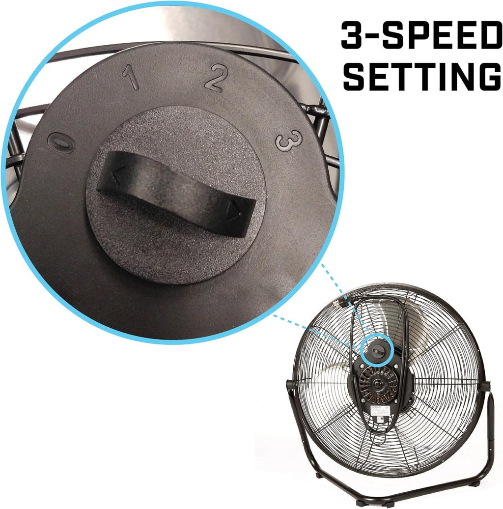 B-Air Firtana-20X 20 inch High Velocity Floor Fan M865039