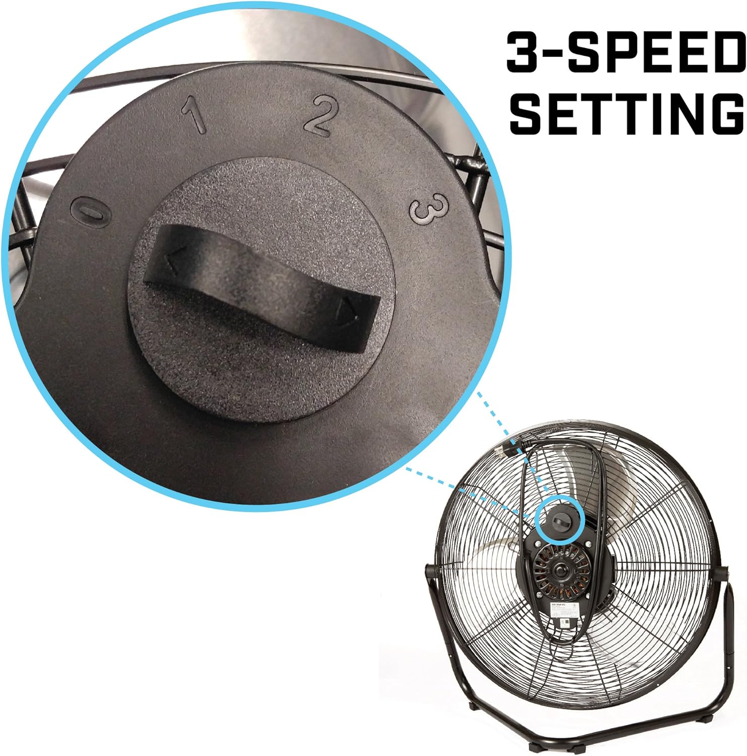 B-Air Firtana-20X 20 inch High Velocity Floor Fan M865039