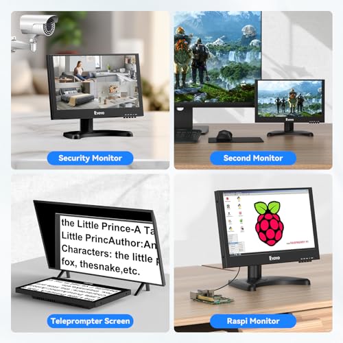 Eyoyo 12 inch 1920x1080 IPS Monitor with VGA HDMI BNC AV USB Input L8179
