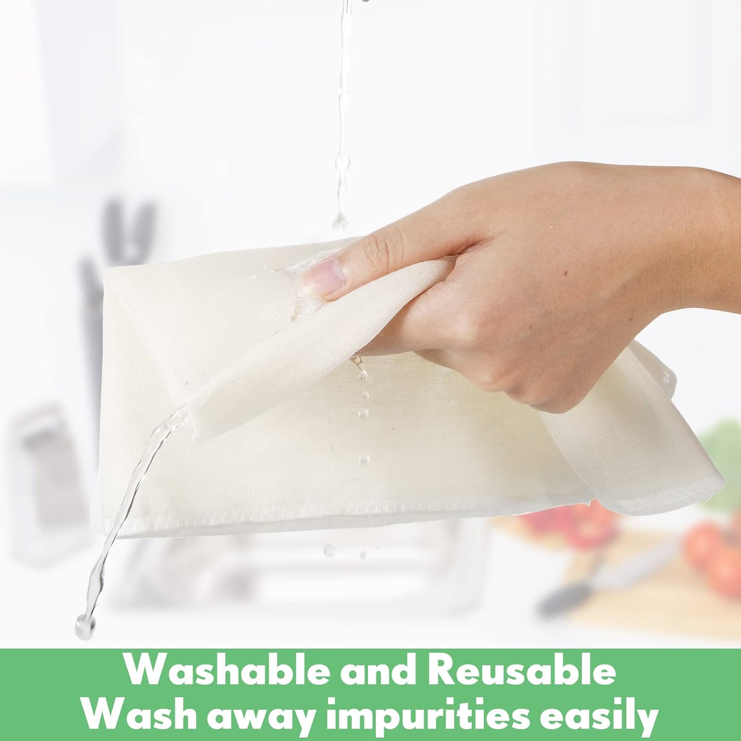 20 Pieces Grade 100 Cheesecloth for Straining, Unbleached Cotton, 20 x 20 Inch Z23910