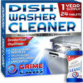 Dishwasher Cleaner Deodorizer Descaler Tablets, 24 pack Heavy Duty Deep Clean and Natural Limescale Remover, Dish Washer Cleaner Machine Pods, 12 Months Supply