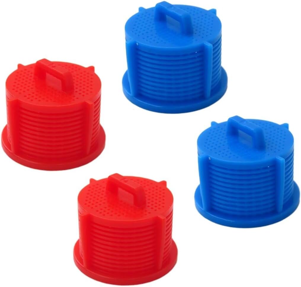 4-Pack AGM73269501 Washer Water Inlet Valve Filter Screen Compatible for LG Washing Machine WM8900HBA/00, WM2550HRCA, WM2550HWCA, WM3997HWA/01, WM3050CW-ABWEEUS Models