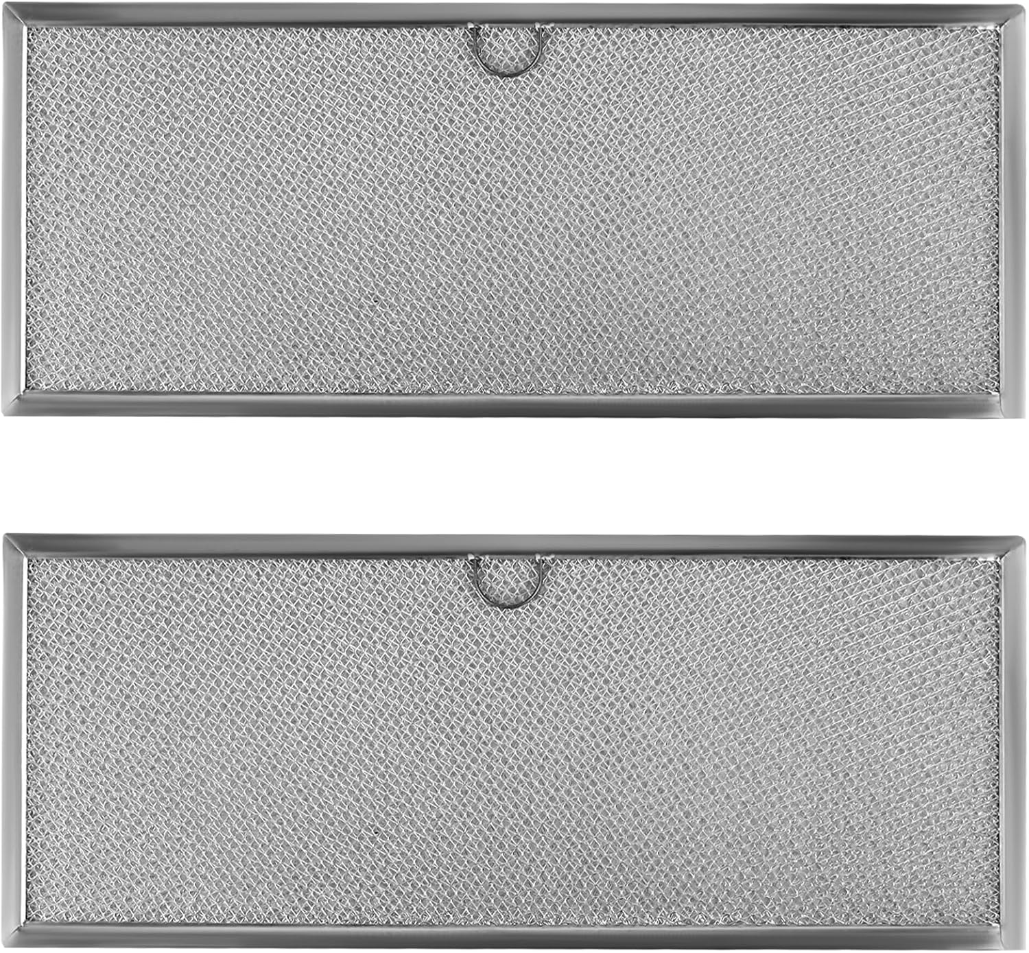 Downdraft Range Hood Grease Filter 71002111 fit for Jenn-air Downdraft Range 15-5/8” x 6-3/8“ Aluminum Mesh Grease Filter Replace WP71002111 580029 715290 Y715290 Range Stove Grease Filter 2-Pack