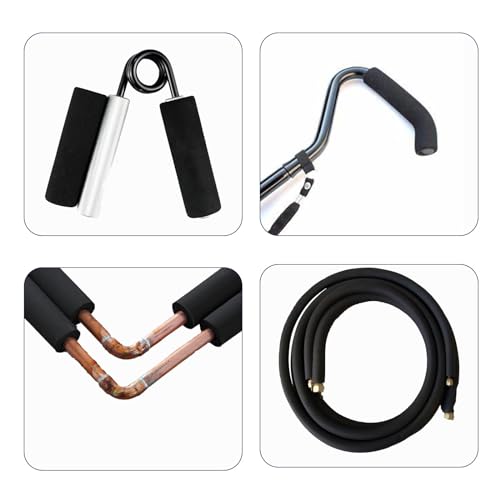 Flexible Pipe Insulation Foam Tube for AC Unit, 5.9ft Length J762763