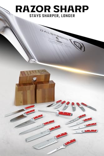 DALSTRONG Knife Set Block - Gladiator Series Elite - German HC Steel F808679