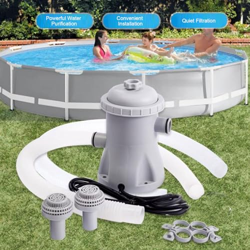 Above Ground Pool Electric Filter Pump System with Cartridge X7839