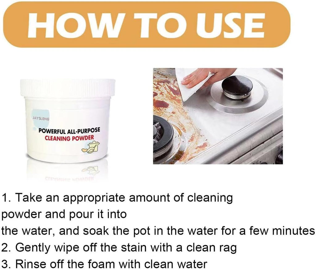 SHAIL Foam Rust Remover Kitchen Cleaner All-Purpose Cleaning Powder (250) Q8506