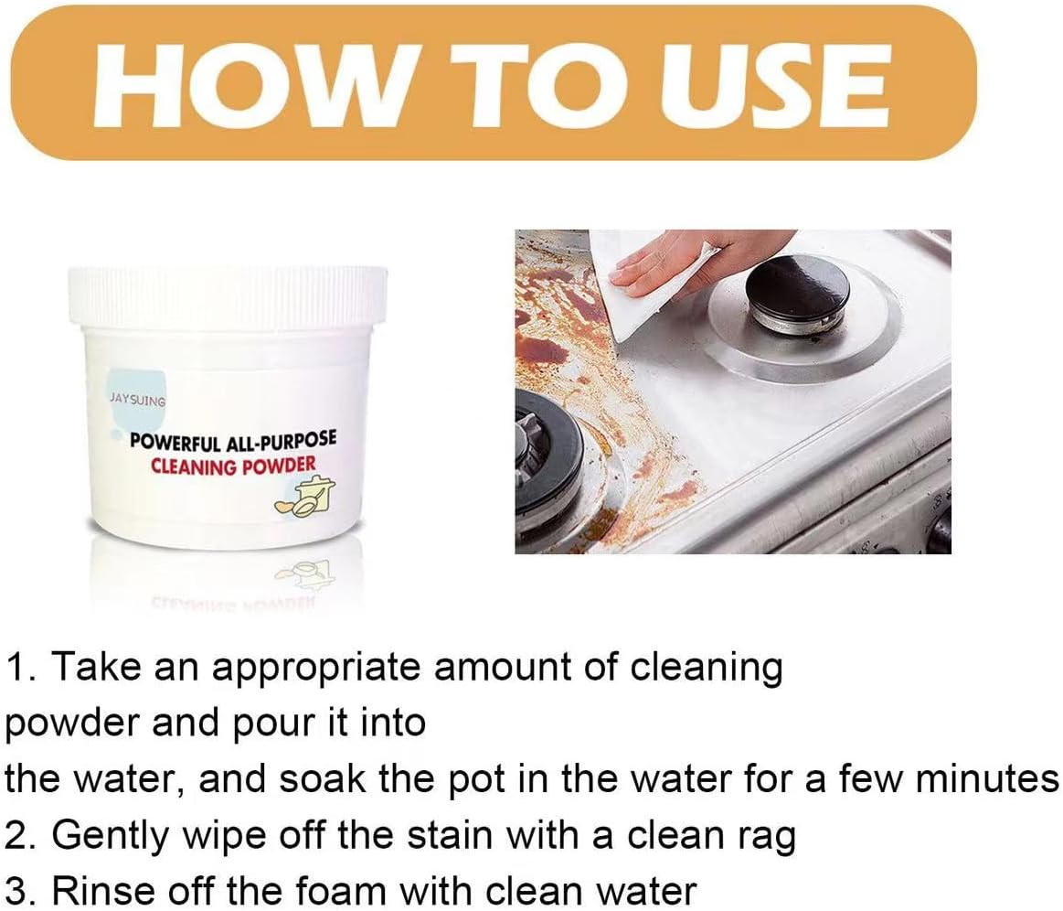SHAIL Foam Rust Remover Kitchen Cleaner All-Purpose Cleaning Powder (250) Q8506